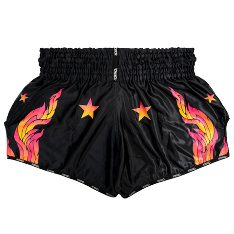 The Fight Factory Muay Thai Shorts Yokkao Power Muay Thai Shorts Black