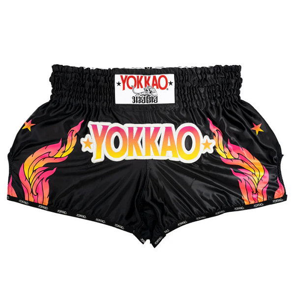 Yokkao The Flame Muay Thai Shorts Black