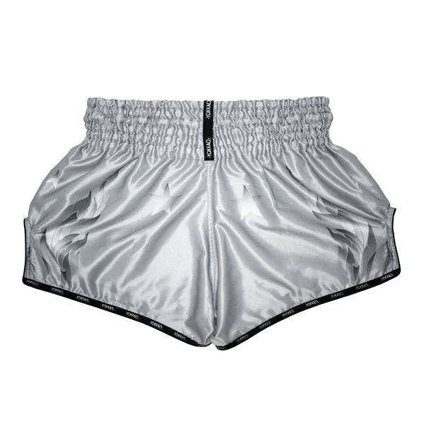 Yokkao Muay Thai Shorts Yokkao The Flame Muay Thai Shorts Silver