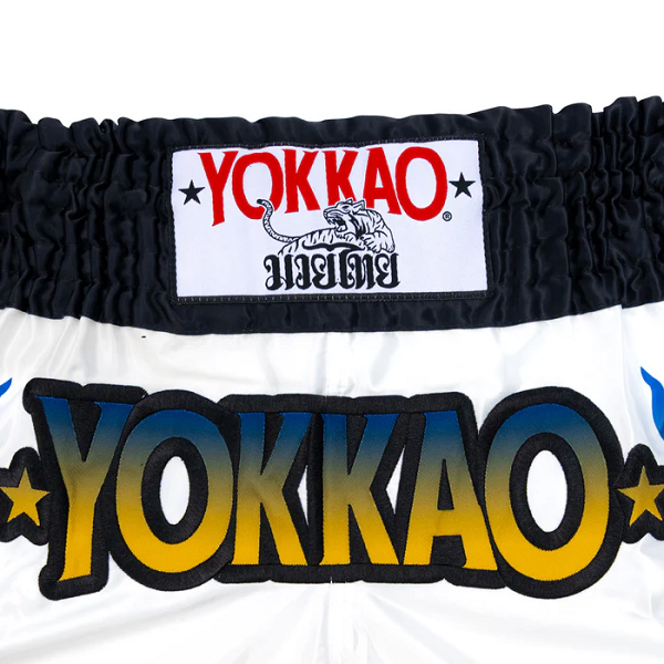 Yokkao Muay Thai Shorts Yokkao The Flame Muay Thai Shorts White