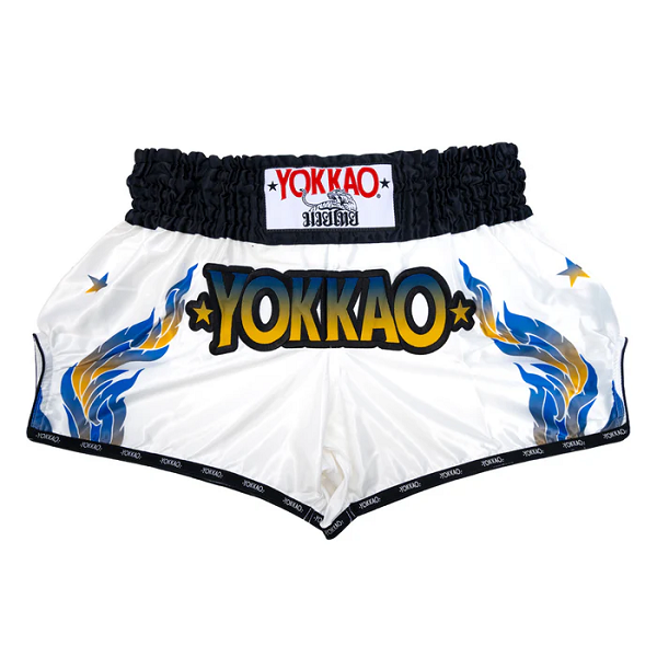 Yokkao The Flame Muay Thai Shorts White