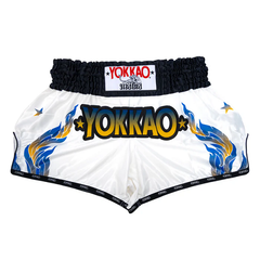 Yokkao Muay Thai Shorts Yokkao The Flame Muay Thai Shorts White