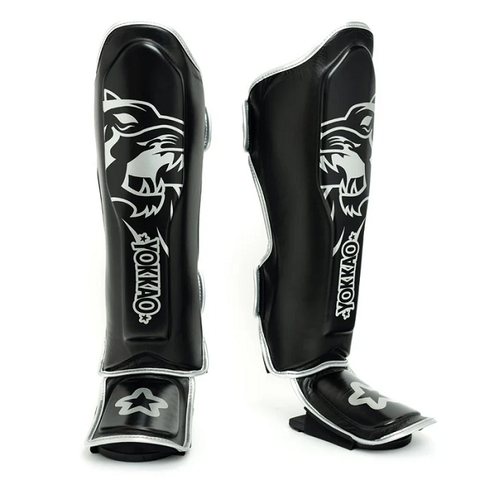 Yokkao Shin Guards Yokkao Flames Shinguards Black