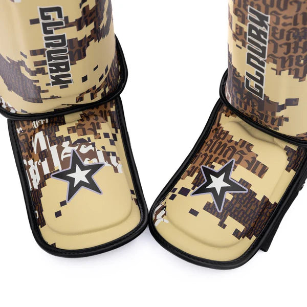 Yokkao Shin Guards Yokkao Thai Desert Camo Shin Guards
