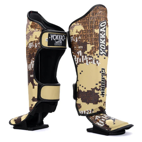 Yokkao Shin Guards Yokkao Thai Desert Camo Shin Guards