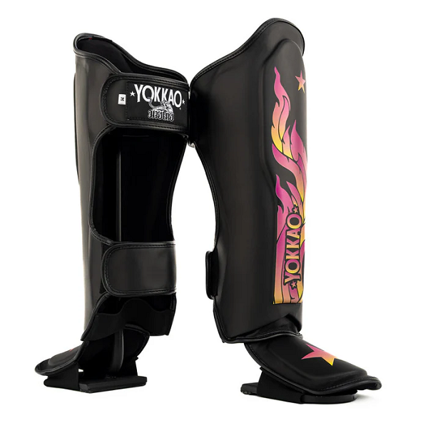 Yokkao Shin Guards Yokkao The Flame Shin Guards Black