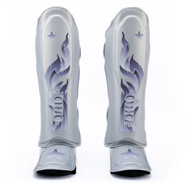 Yokkao Shin Guards Yokkao The Flame Shin Guards Silver