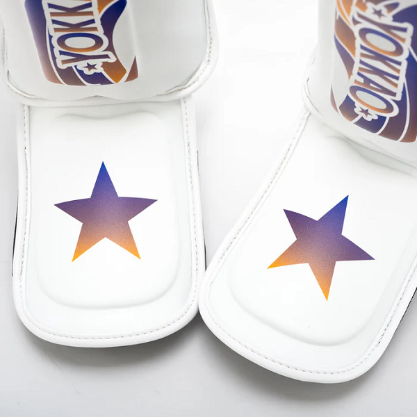 Yokkao Shin Guards Yokkao The Flame Shin Guards White