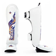 Yokkao Shin Guards Yokkao The Flame Shin Guards White