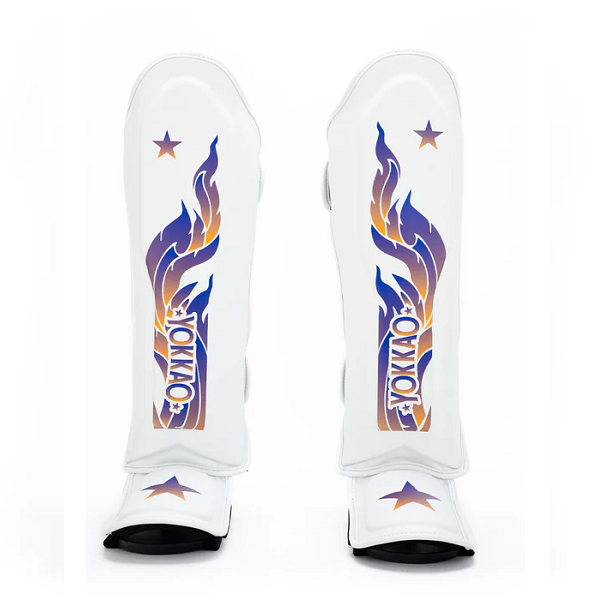 Yokkao The Flame Shin Guards White