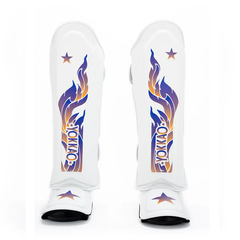 Yokkao Shin Guards Yokkao The Flame Shin Guards White