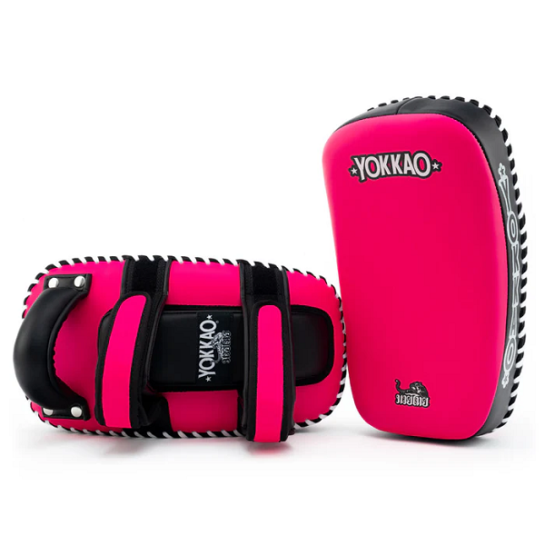 Yokkao Thai Pads Yokkao Freestyle Kicking Pads Fuchsia-Black