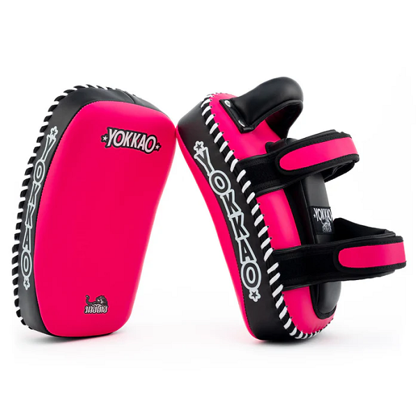 Yokkao Freestyle Kicking Pads Fuchsia-Black