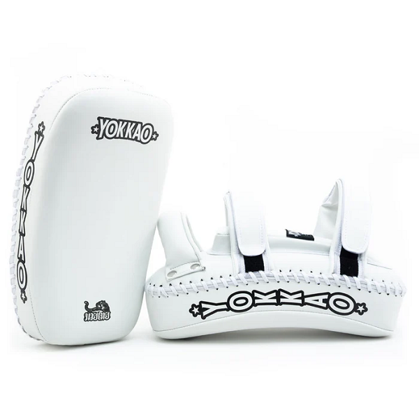 Yokkao Thai Pads Yokkao Freestyle Kicking Pads White