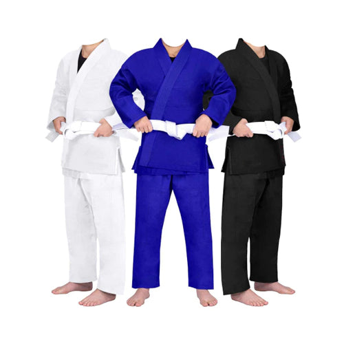 Ace Kids IBJJF BJJ Gi Judo Kimono Uniform Youth Free Belt - The Fight Factory