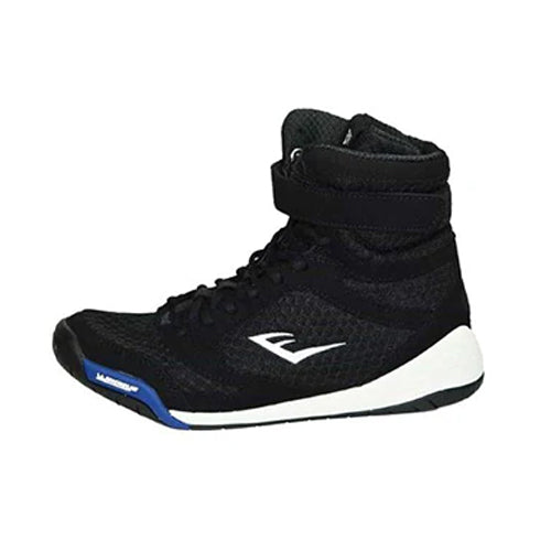 Everlast Elite High Top Boxing Shoes - Black – The Fight Factory