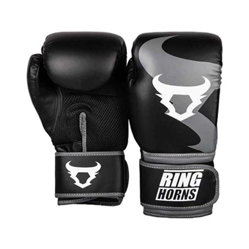Ringhorns Charger Boxing Gloves - Black - The Fight Factory