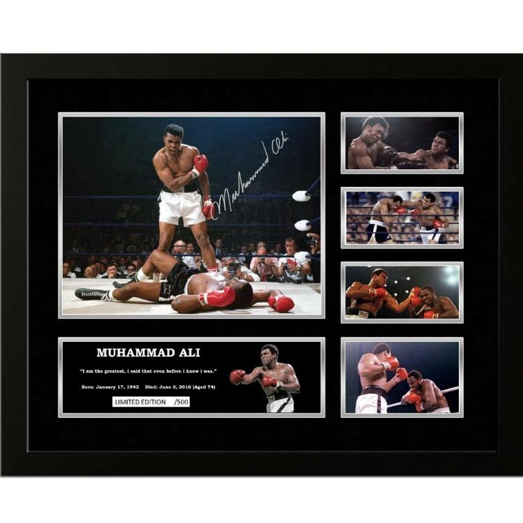 Muhammad Ali Signed Photo Framed Limited Edition - The Fight Factory