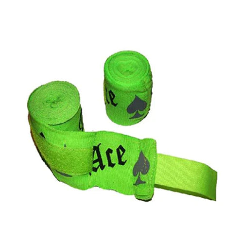 Ace Ill Fortune Boxing Hand Wraps Green - The Fight Factory