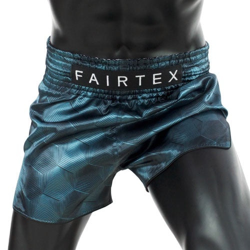 Fairtex Slim Cut Muay Thai Shorts Green Stealth BS1902