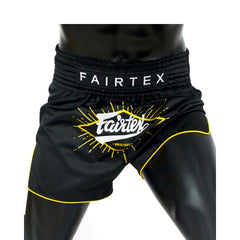 Fairtex Slim Cut Muay Thai Shorts Black BS1903 - The Fight Factory