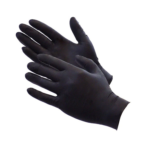 Pro Corner Black Nitrile Cornerman Gloves - The Fight Factory