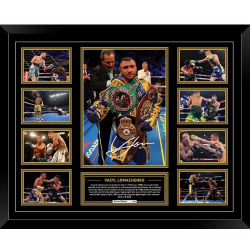 Vasyl Lomachenko Signed Photo Framed Limited Edition - The Fight Factory