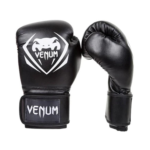 Venum Boxing Gloves Contender Black - The Fight Factory