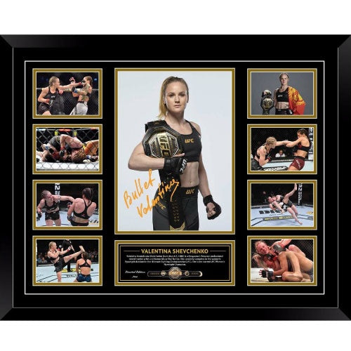 Valentina Schevchenko UFC Signed Photo Framed Limited Edition