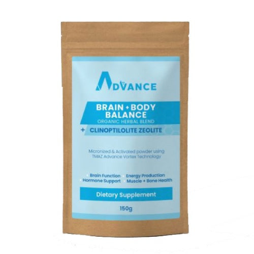 Advance Brain Body Balance. Organic Herbal Blend + Clinoptilolite Zeolite
