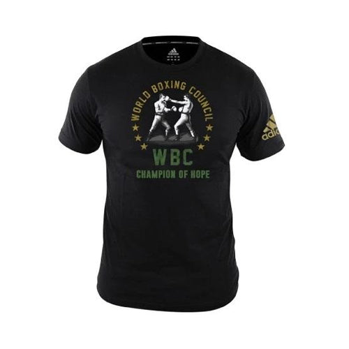 Adidas Wbc Heritage T Shirt Black - The Fight Factory