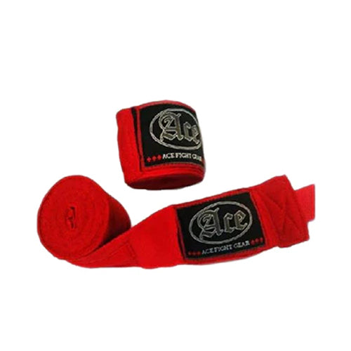 Ace Pro Boxing Hand Wraps Red - The Fight Factory