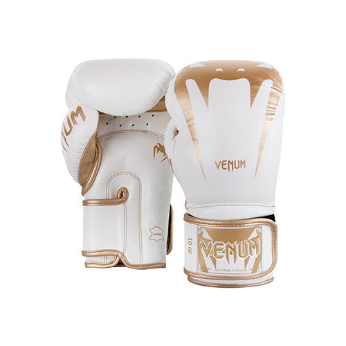 Venum Giant 3.0 Boxing Gloves - White Gold - The Fight Factory