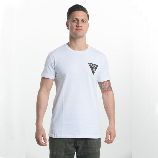 Budo - Triangle T-Shirt White - The Fight Factory