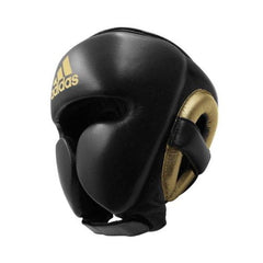 Adidas Boxing Adistar Pro Head Guard Black Gold - The Fight Factory