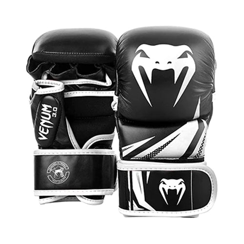 Venum Challenger 3.0 Sparring Gloves - Black/White - The Fight Factory