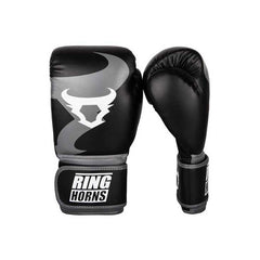 Ringhorns Charger Boxing Gloves - Black - The Fight Factory