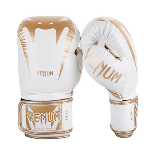 Venum Giant 3.0 Boxing Gloves - White Gold - The Fight Factory