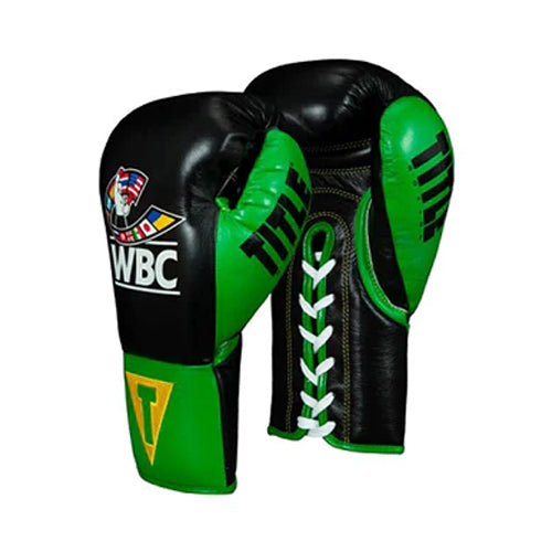 Title WBC Pro Fight Leather Gloves - The Fight Factory