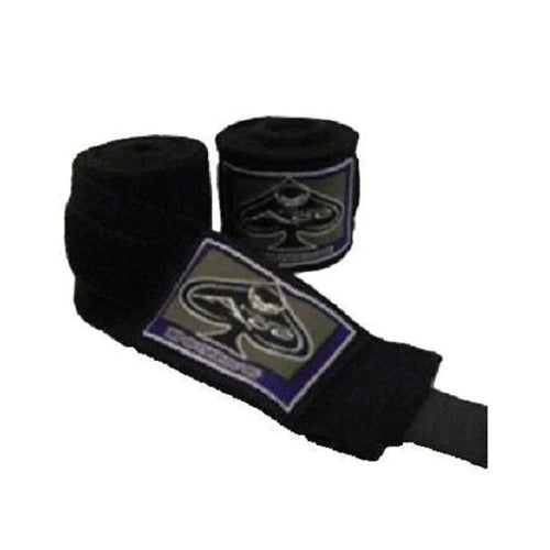 Ace Pro Boxing Hand Wraps Black - The Fight Factory