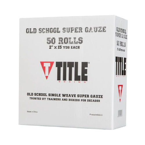 Title Boxing Old School Single Weave Super Gauze - The Fight Factory