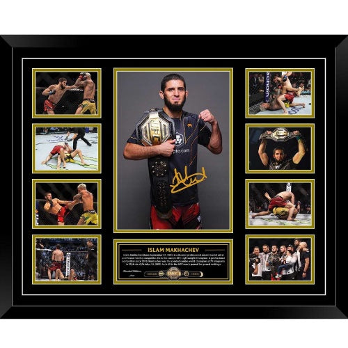 Islam Ramazanovich UFC Signed Photo Framed Limited Edition