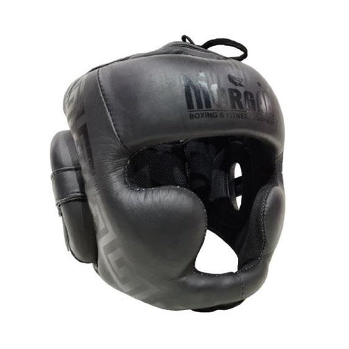 Morgan B2 Bomber Leather Head Guard - The Fight Factory
