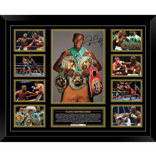 Floyd Mayweather WBC Signed Photo Framed Limited Edition
