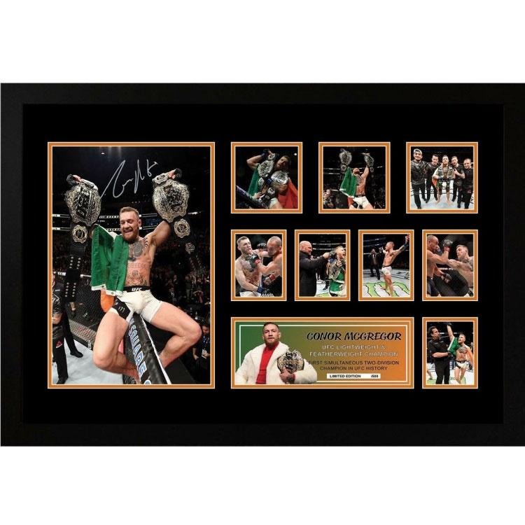 Conor McGregor UFC Champ Notorious Signed Photo Framed Limited Edition - The Fight Factory