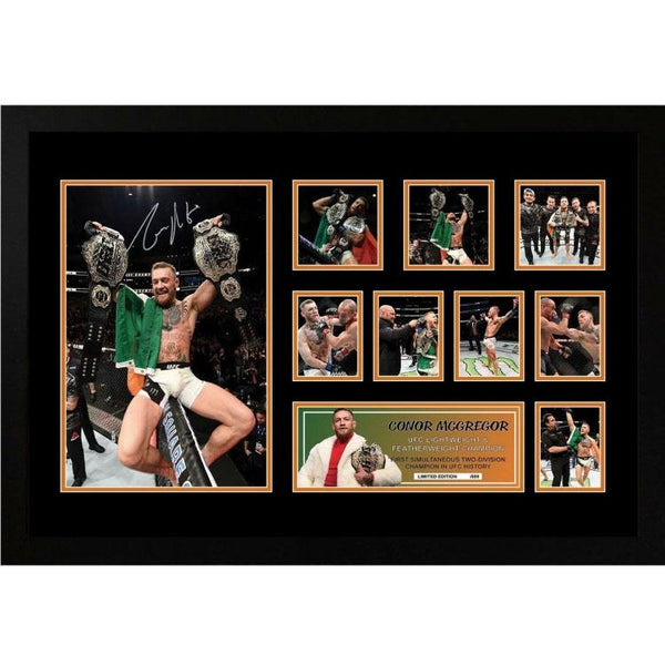 Conor McGregor UFC Champ Notorious Signed Photo Framed Limited Edition - The Fight Factory