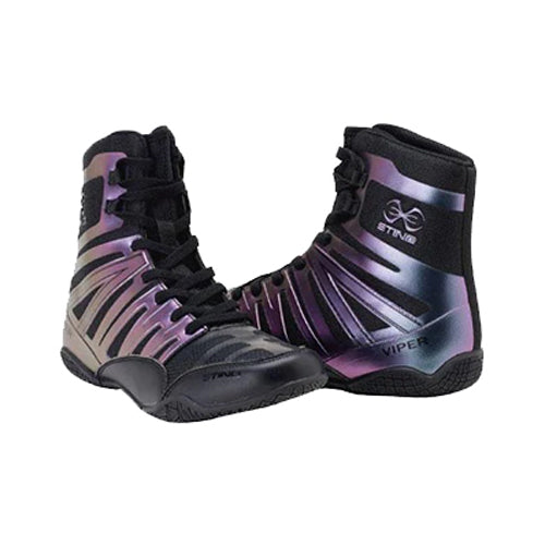 Sting Viper Boxing Shoes - Black Hyper - The Fight Factory
