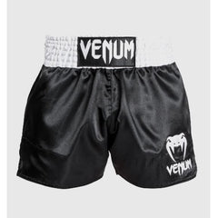 Venum Classic Muay Thai Short Black/White/White