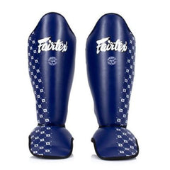 Fairtex Competition Shin Pads Sp5 - Blue - The Fight Factory