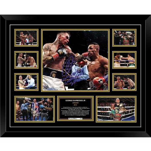 George Kambosos Vs Teofimo Lopez Signed Photo Limited Edition - The Fight Factory